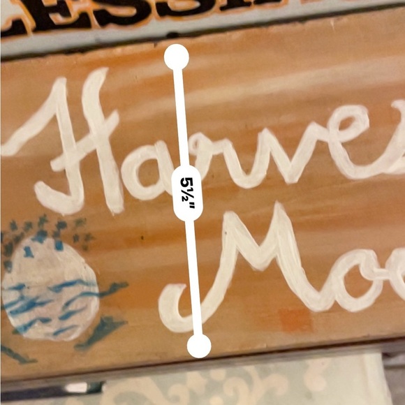 Harvest Moon Wooden Sign - Picture 2 of 3
